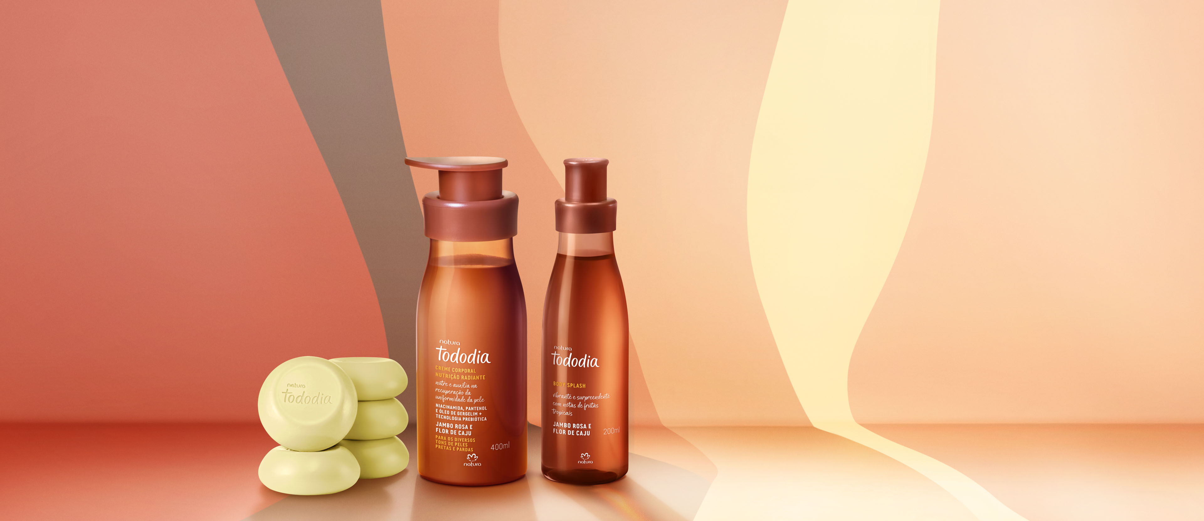 Kit Tododia Jambo Rosa e Flor de Caju Hidratação e Perfumação