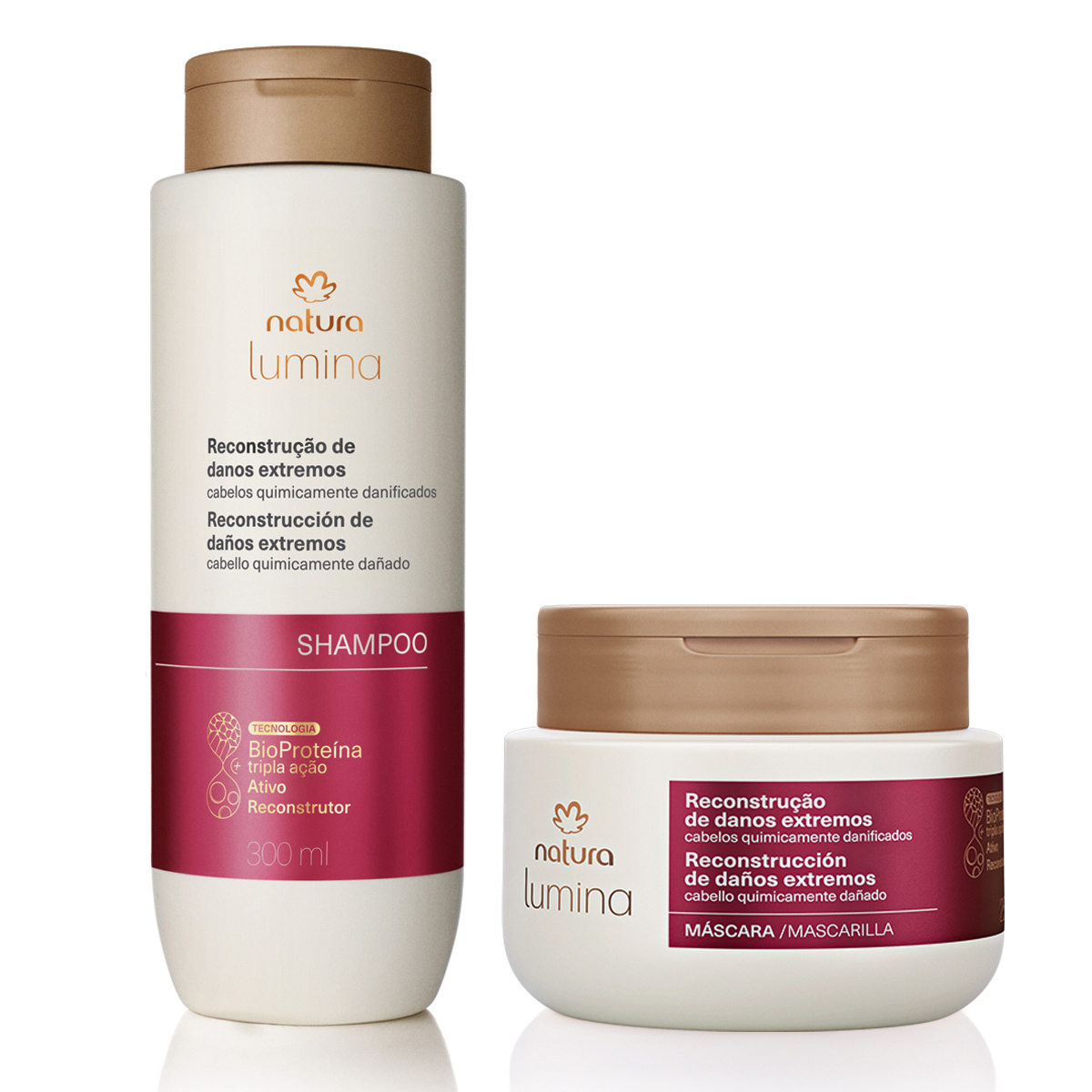 Kit Shampoo e Máscara Reconstrução de Danos Extremos Kit Shampoo e Máscara Reconstrução de Danos Extremos