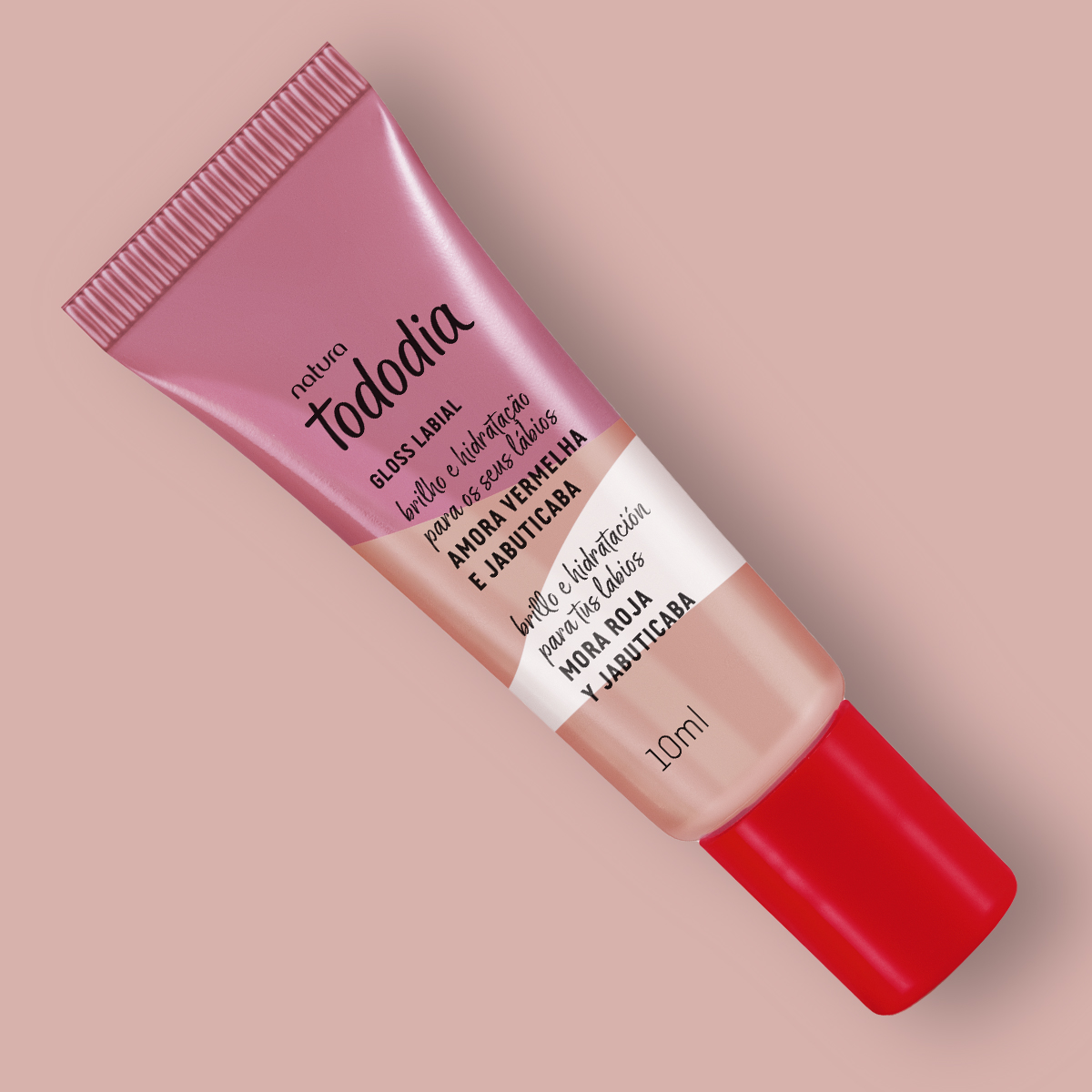 Gloss Labial Tododia Amora Vermelha e Jabuticaba