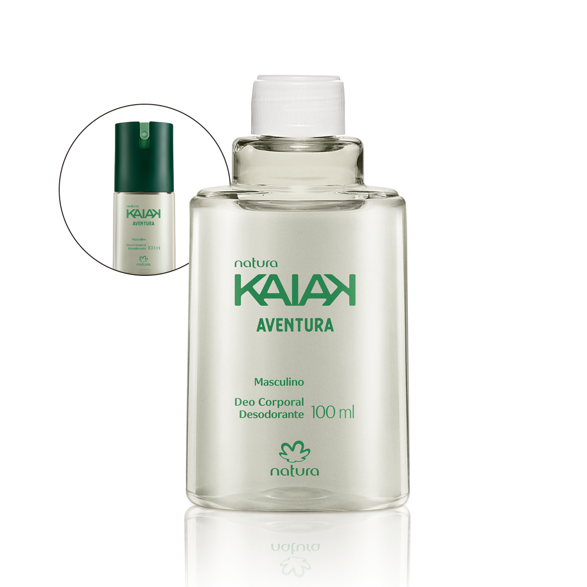 Refil Desodorante Corporal Kaiak Aventura Masculino 
