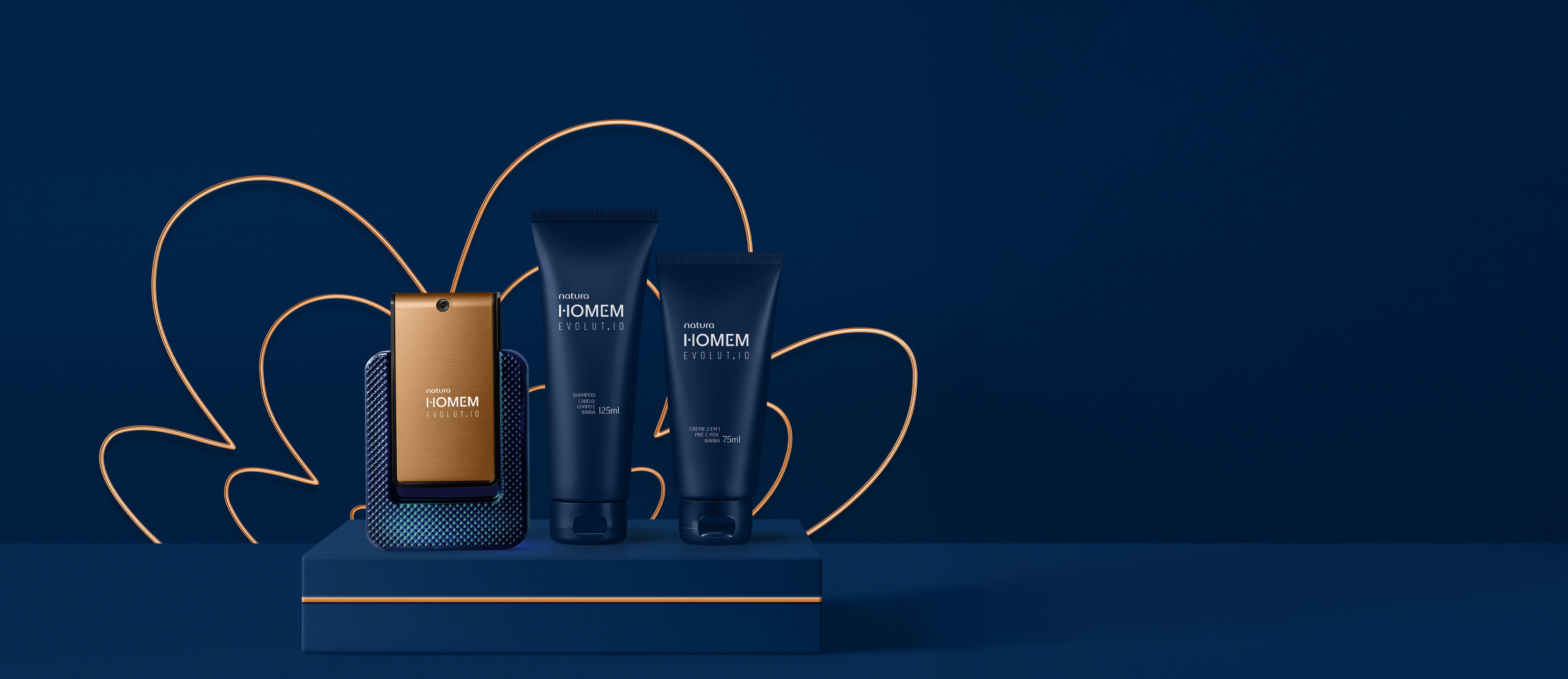 Presente Natura Homem Evolut.io Completo (3 produtos)