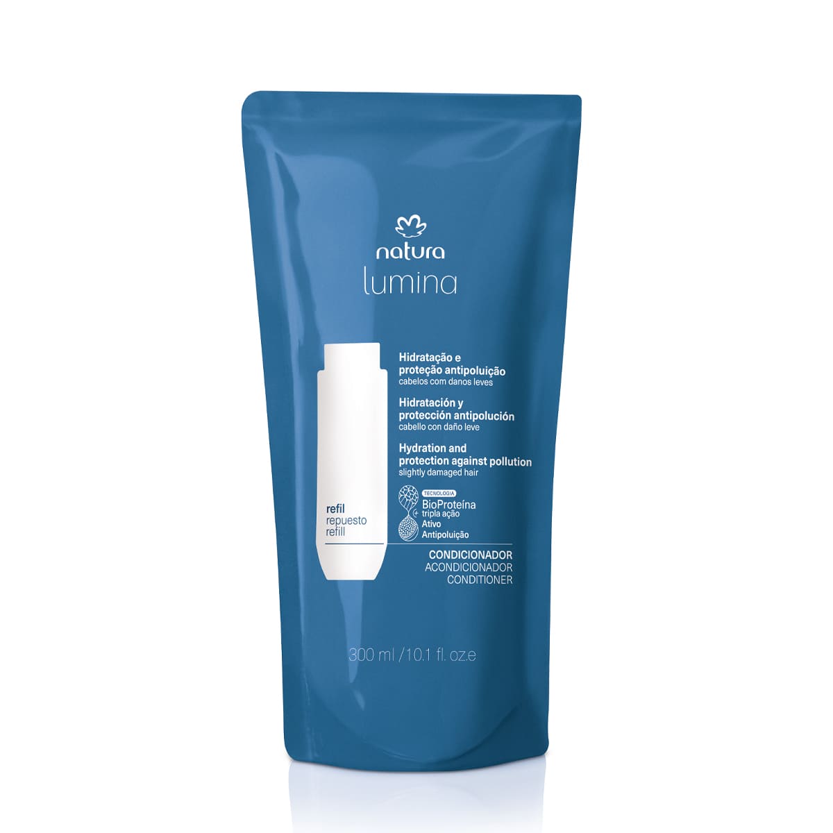 Refil Condicionador Protetor Hidratação e Proteção Antipoluição Lumina
