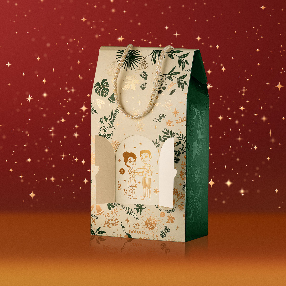 Envelope de Presente Natal Natura