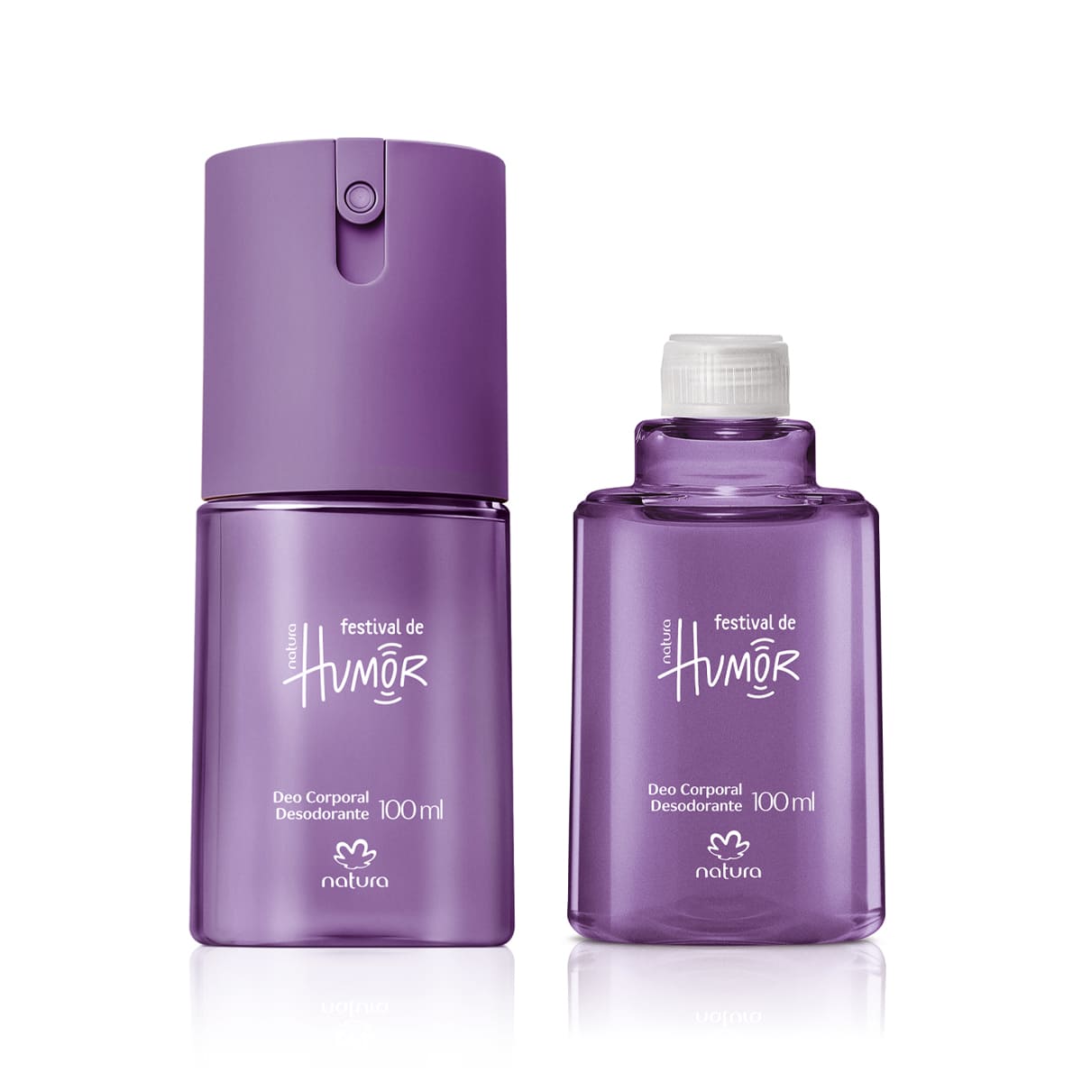 Kit Desodorante Corporal Festival de Humor Feminino com Refil