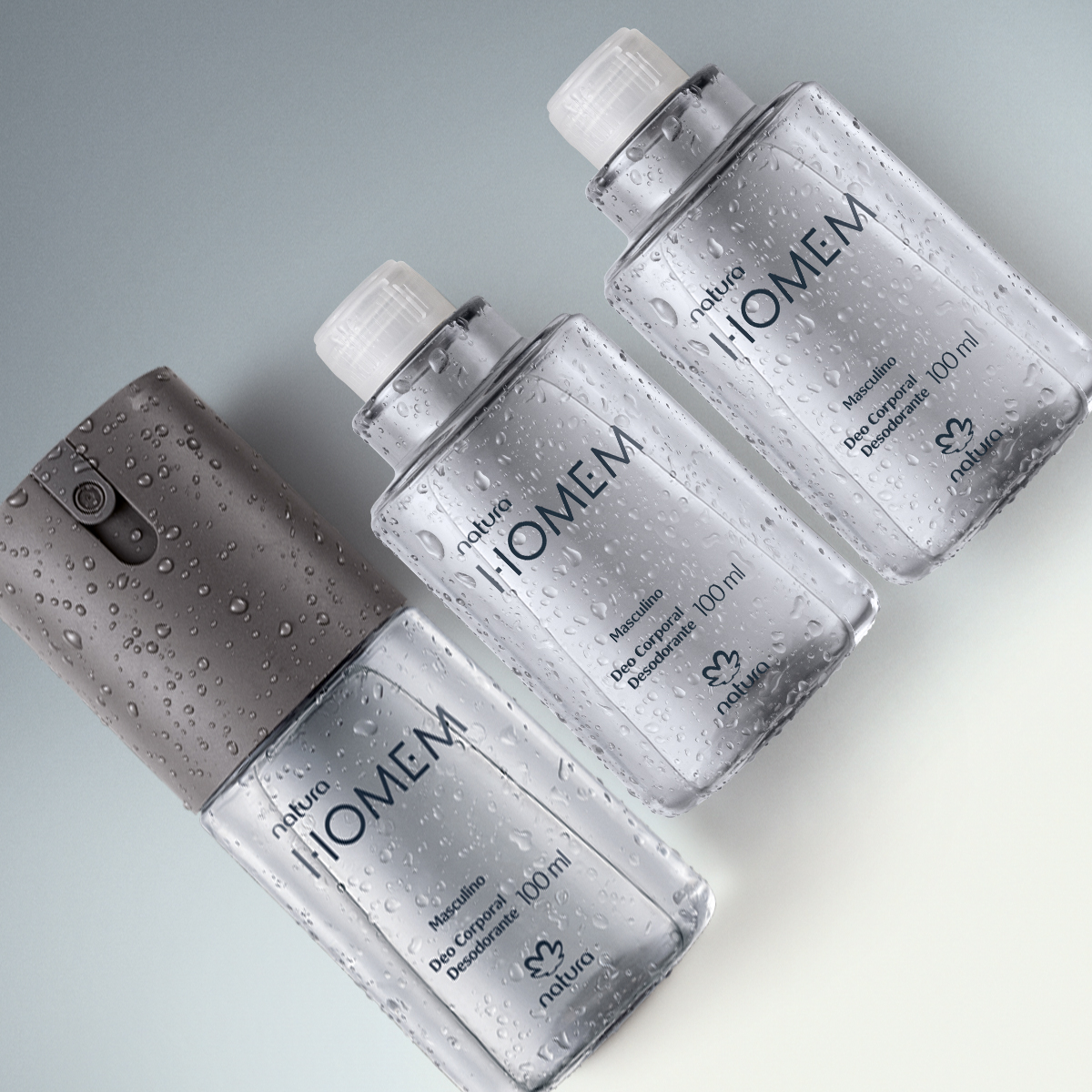 Kit Desodorante Corporal Natura Homem (3 produtos)