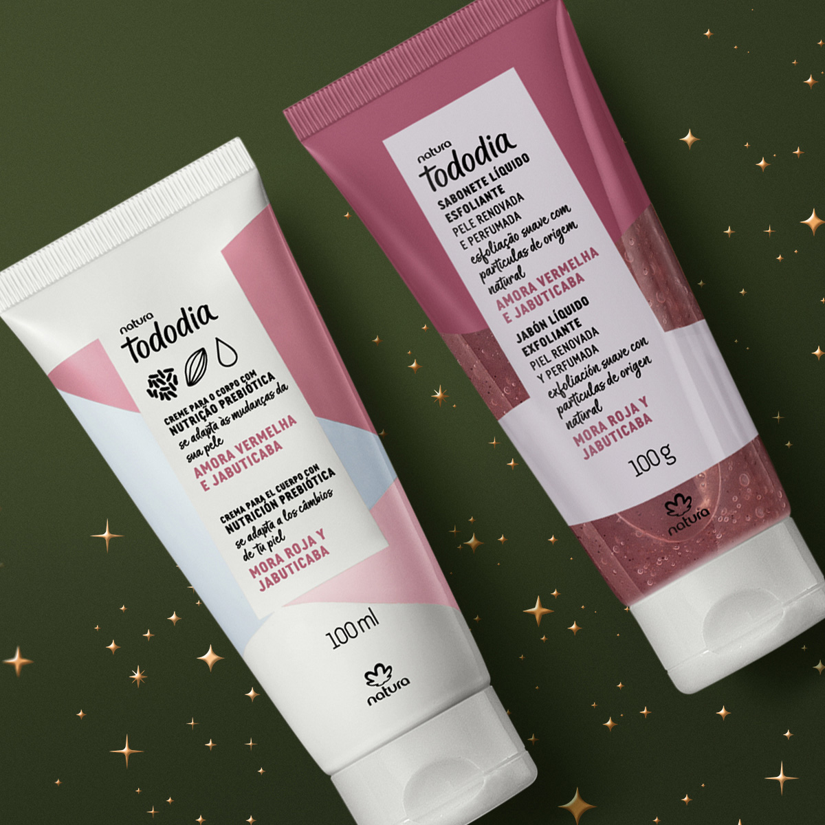 Presente Natura Tododia Amora Vermelha e Jabuticaba (2 produtos)