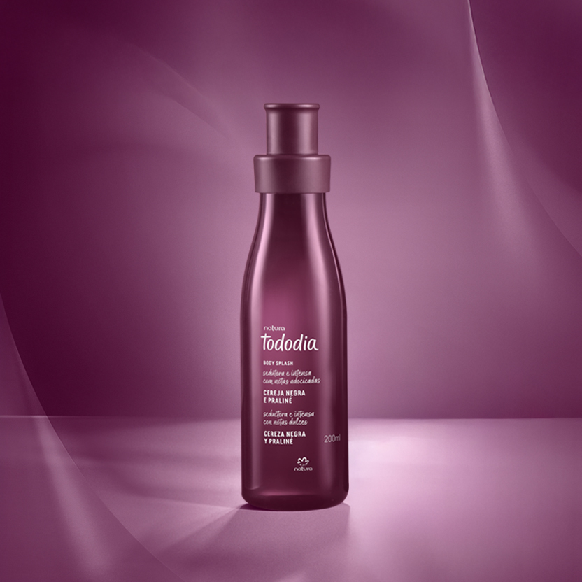 Body Splash Tododia Cereja Negra e Praliné 200 ml
