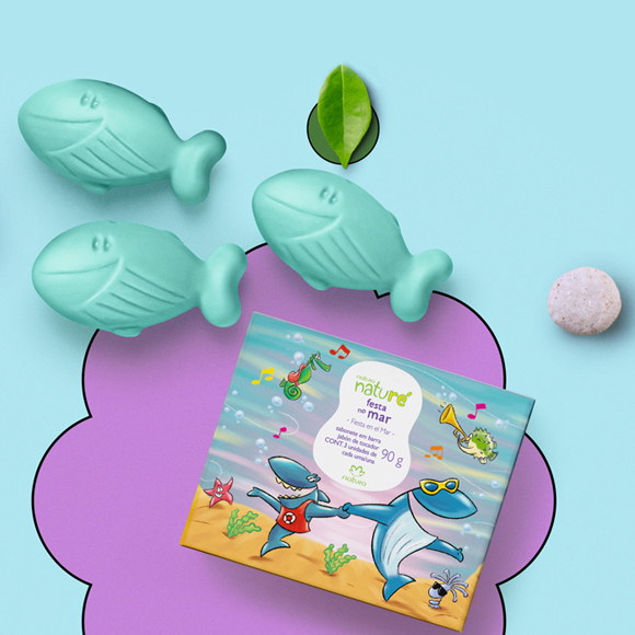 Sabonetes em Barra Festa No Mar Naturé