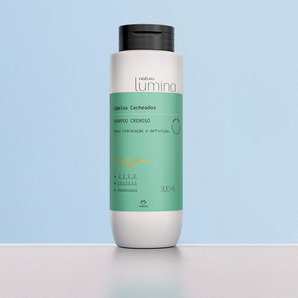 Shampoo Cremoso para Cabelos Cacheados Lumina