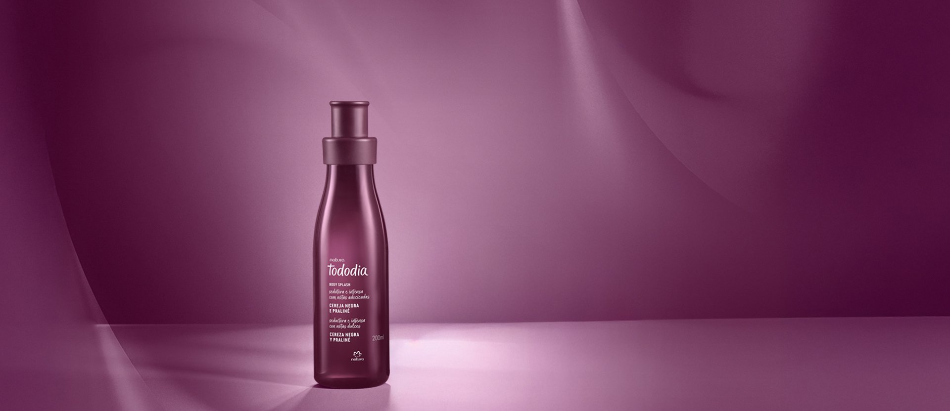 Body Splash Cereja Negra Tododia