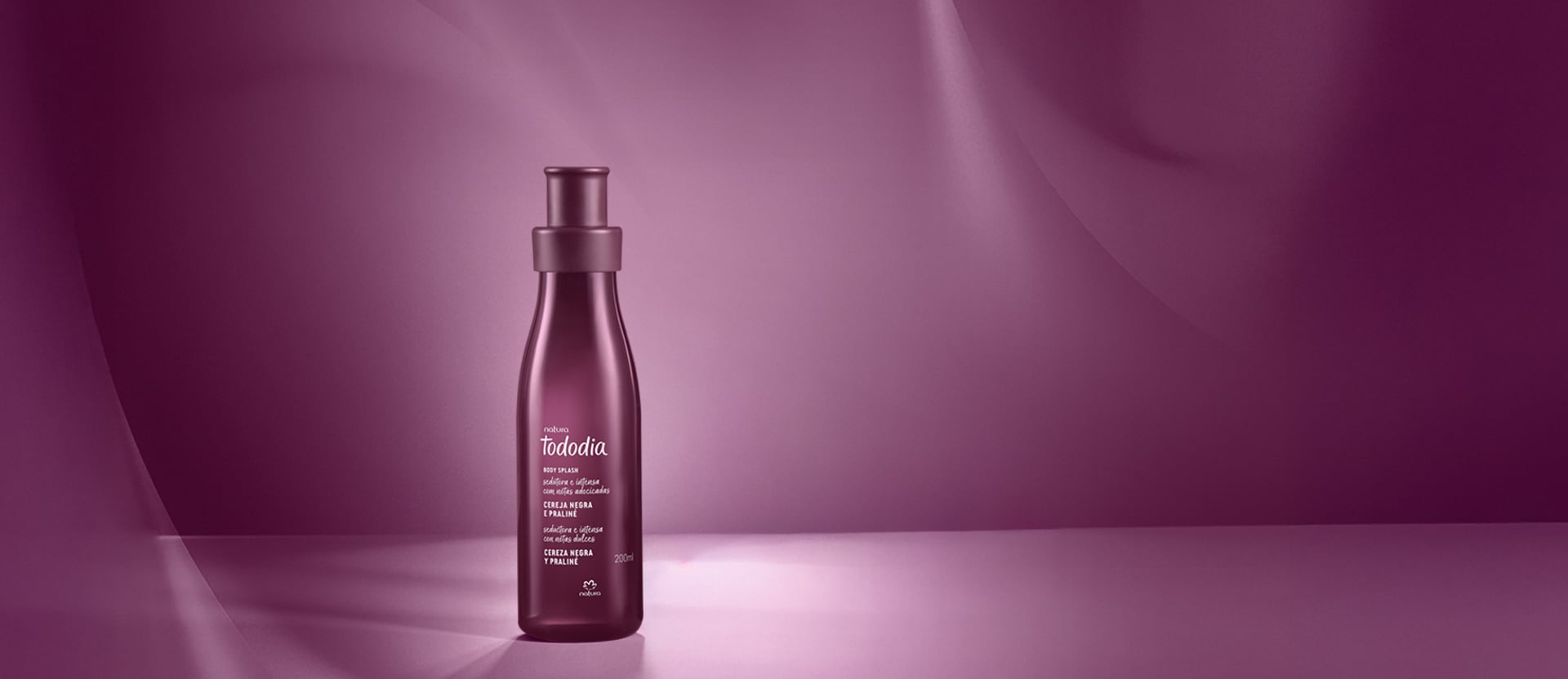 Body Splash Cereja Negra Tododia