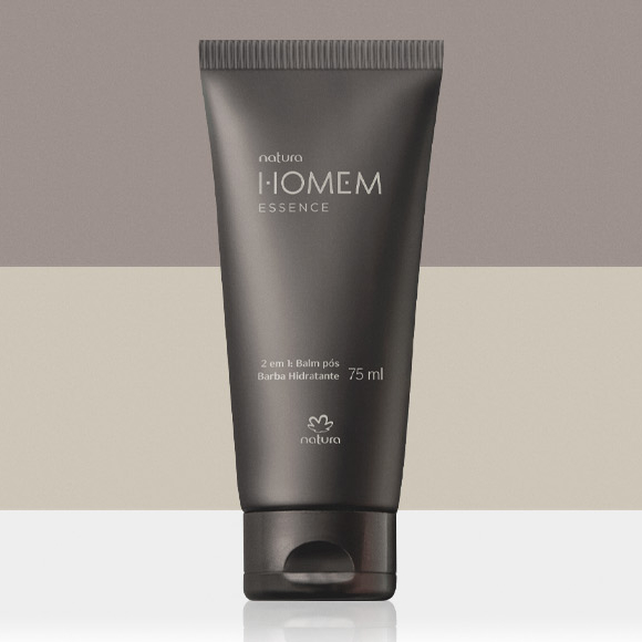 2 em 1 Balm Pós barba Hidratante Natura Homem Essence