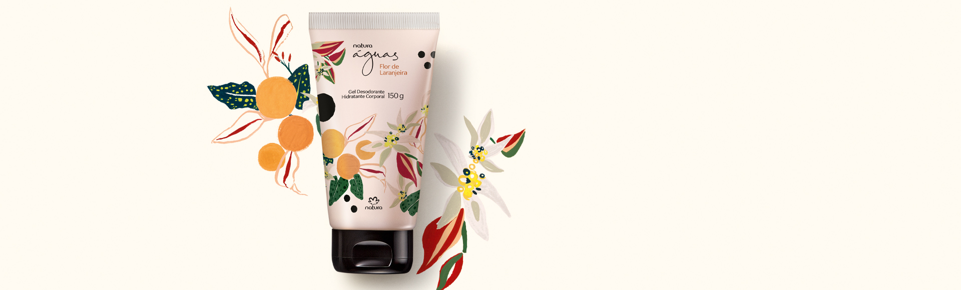 Gel Desodorante Hidratante Corporal Águas Flor de Laranjeira