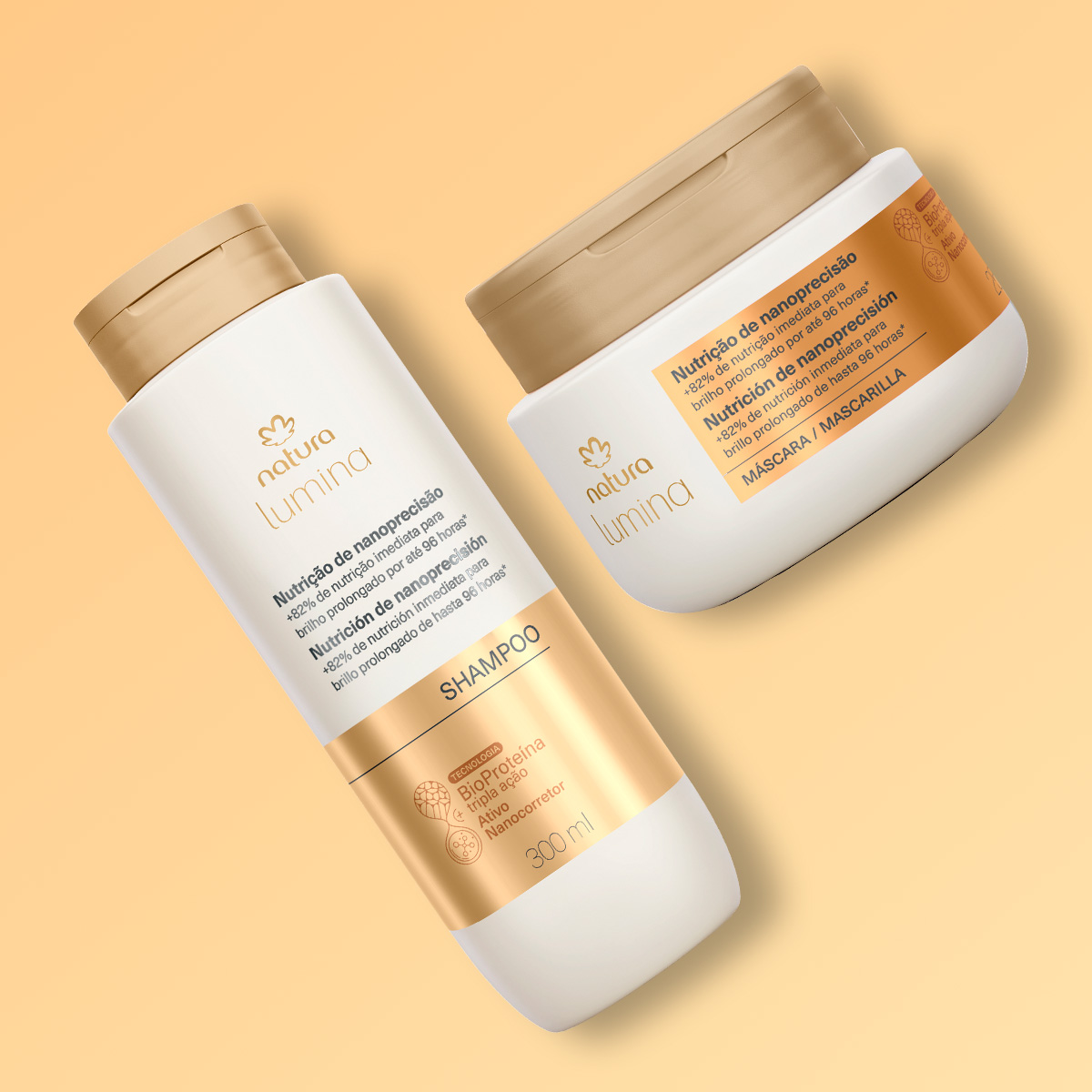 Kit Lumina Nutrição e Nanoprecisão Shampoo e Máscara
