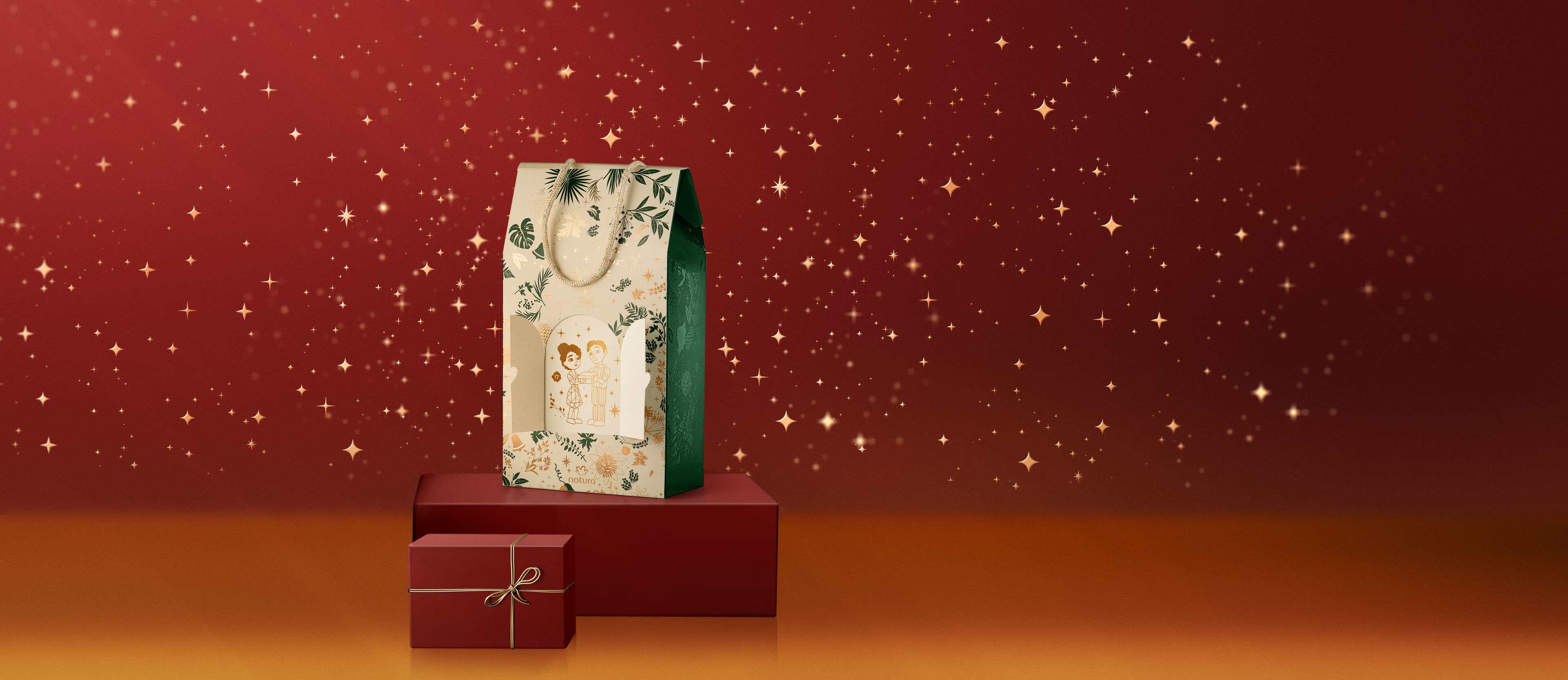 Envelope de Presente Natal Natura