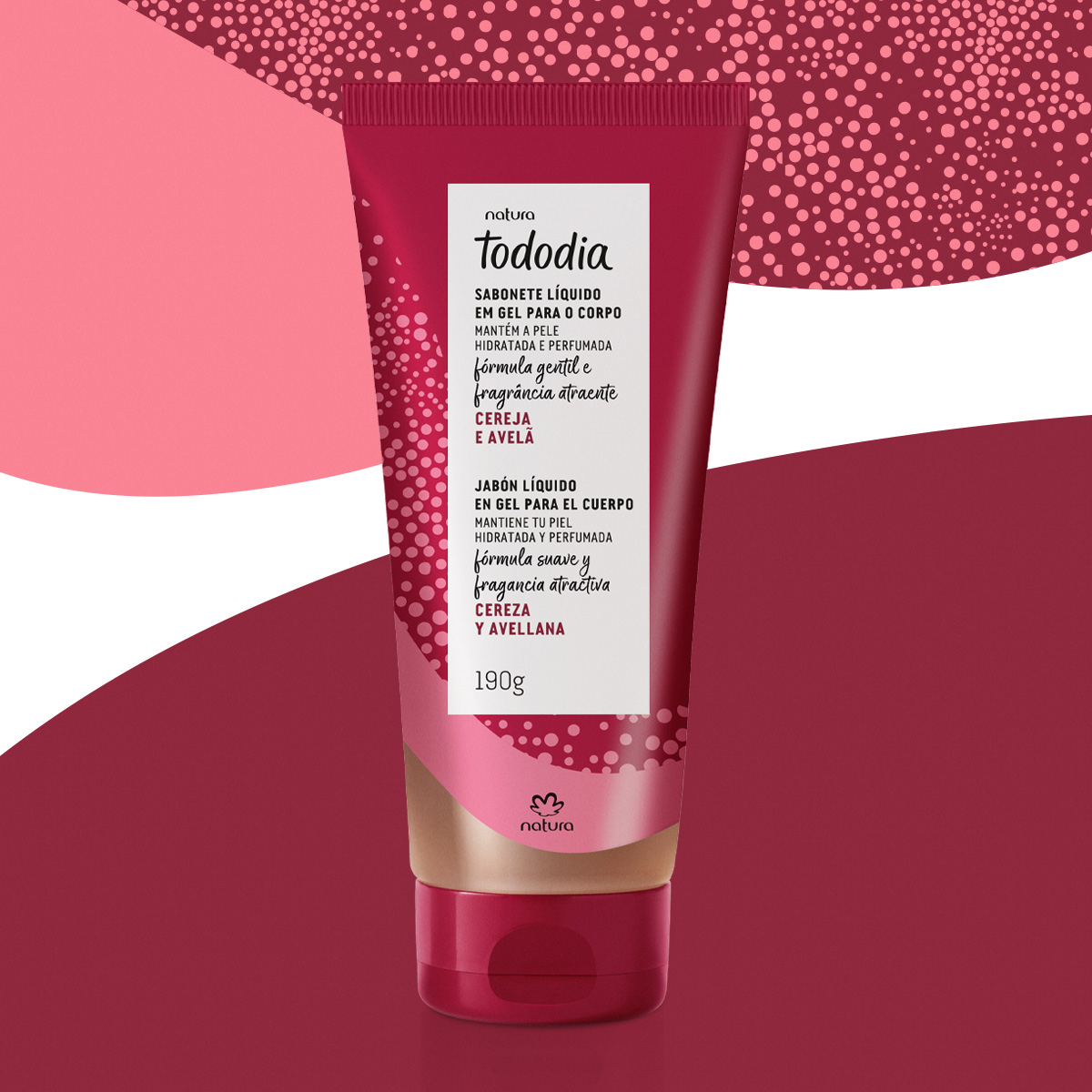 Sabonete Líquido em Gel Tododia Cereja e Avelã 200 ml