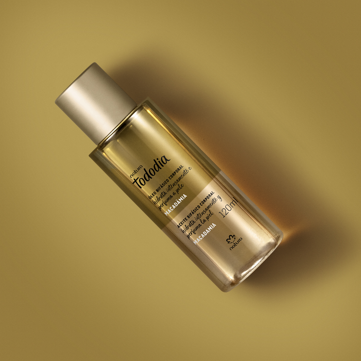 Óleo Bifásico Desodorante Hidratante Corporal Tododia Macadâmia