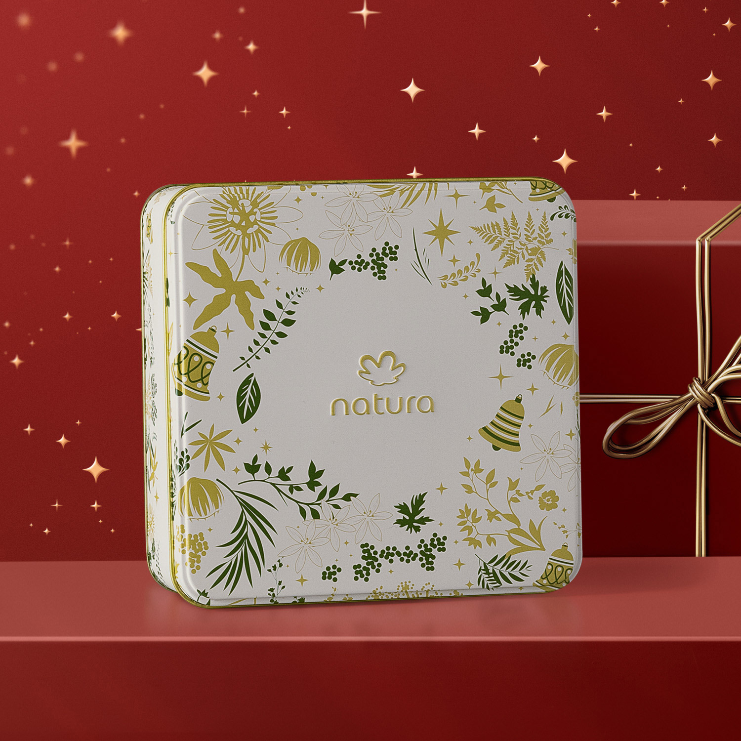 Lata de Presente Natal Natura