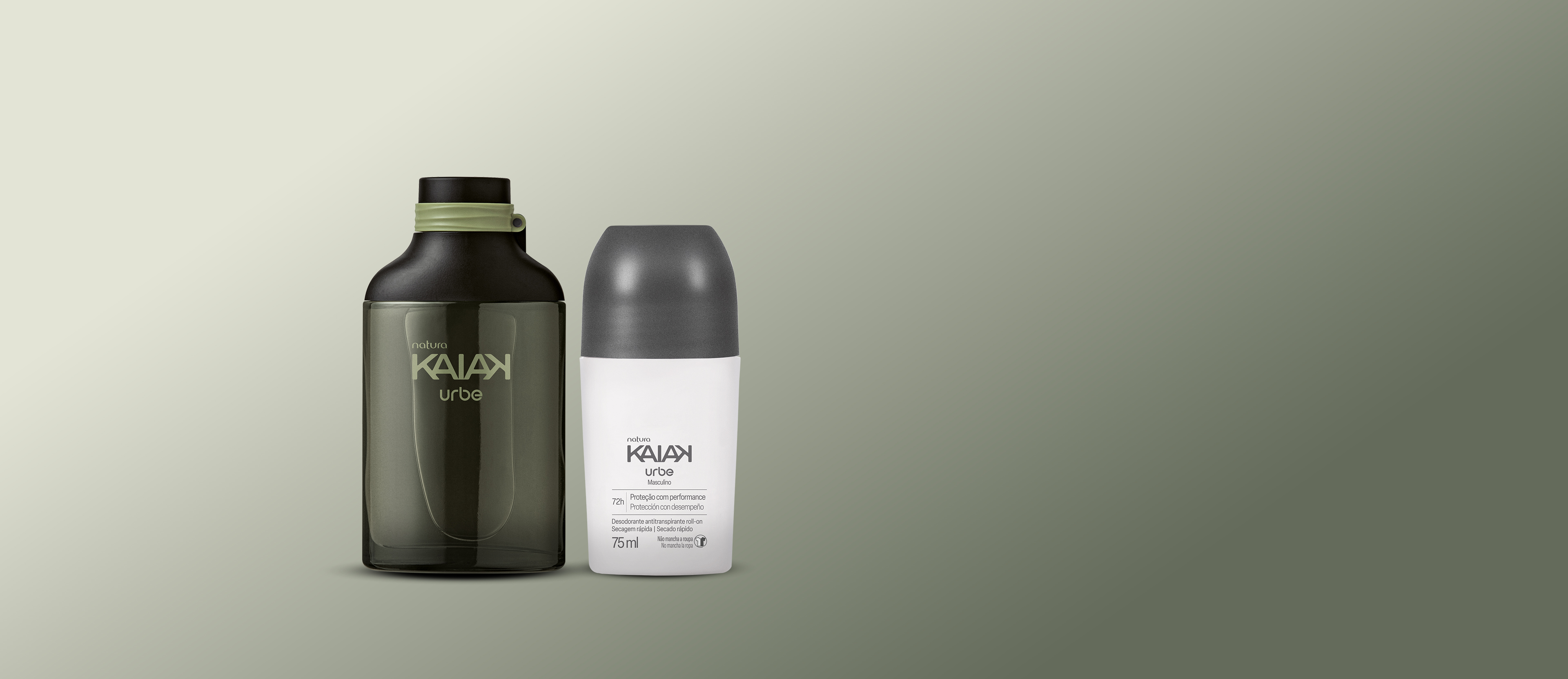 Kit Kaiak Urbe Masculino e Desodorante Roll-on (2 produtos)