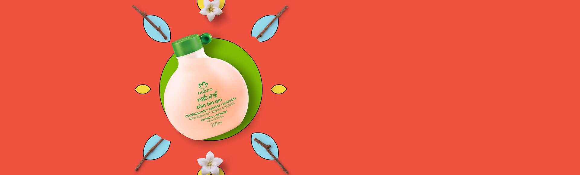Condicionador Cabelos Cacheados Tóin Óin Óin Natura Naturé