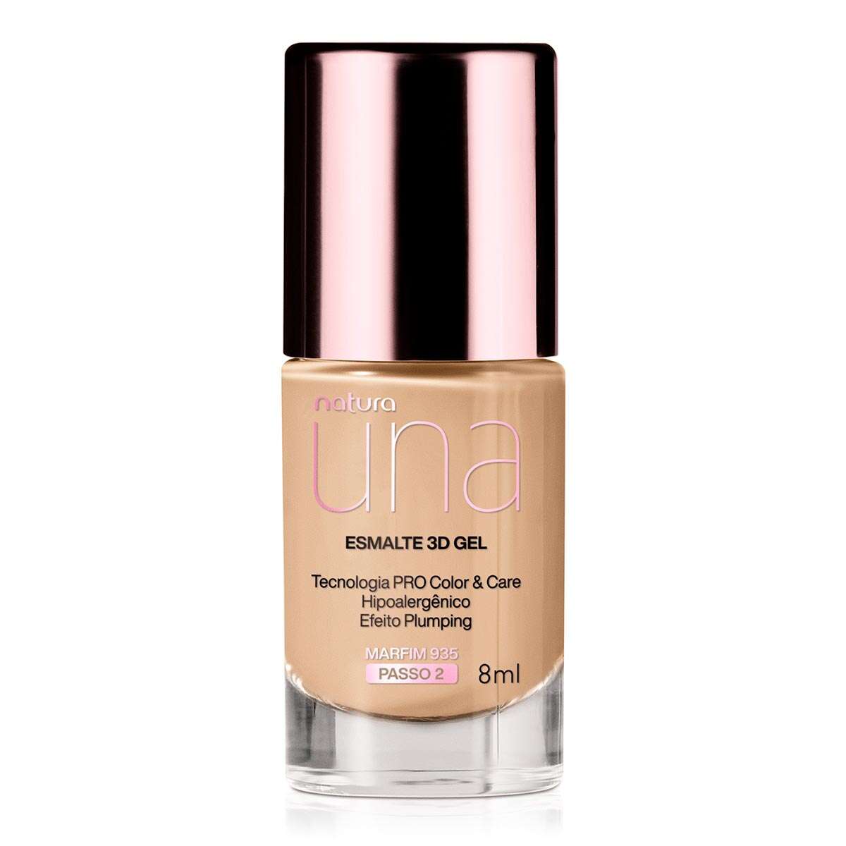 Esmalte 3D Gel Una Marfim 935 8 ml