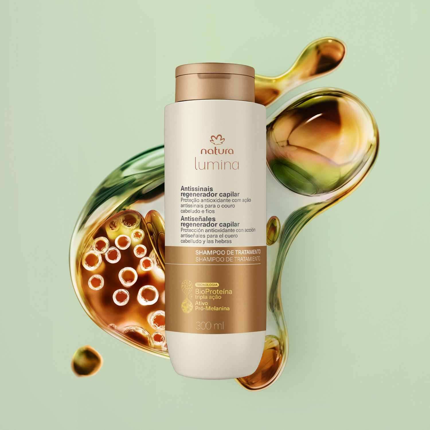 Shampoo de Tratamento Antissinais Regenerador Capilar Lumina 1