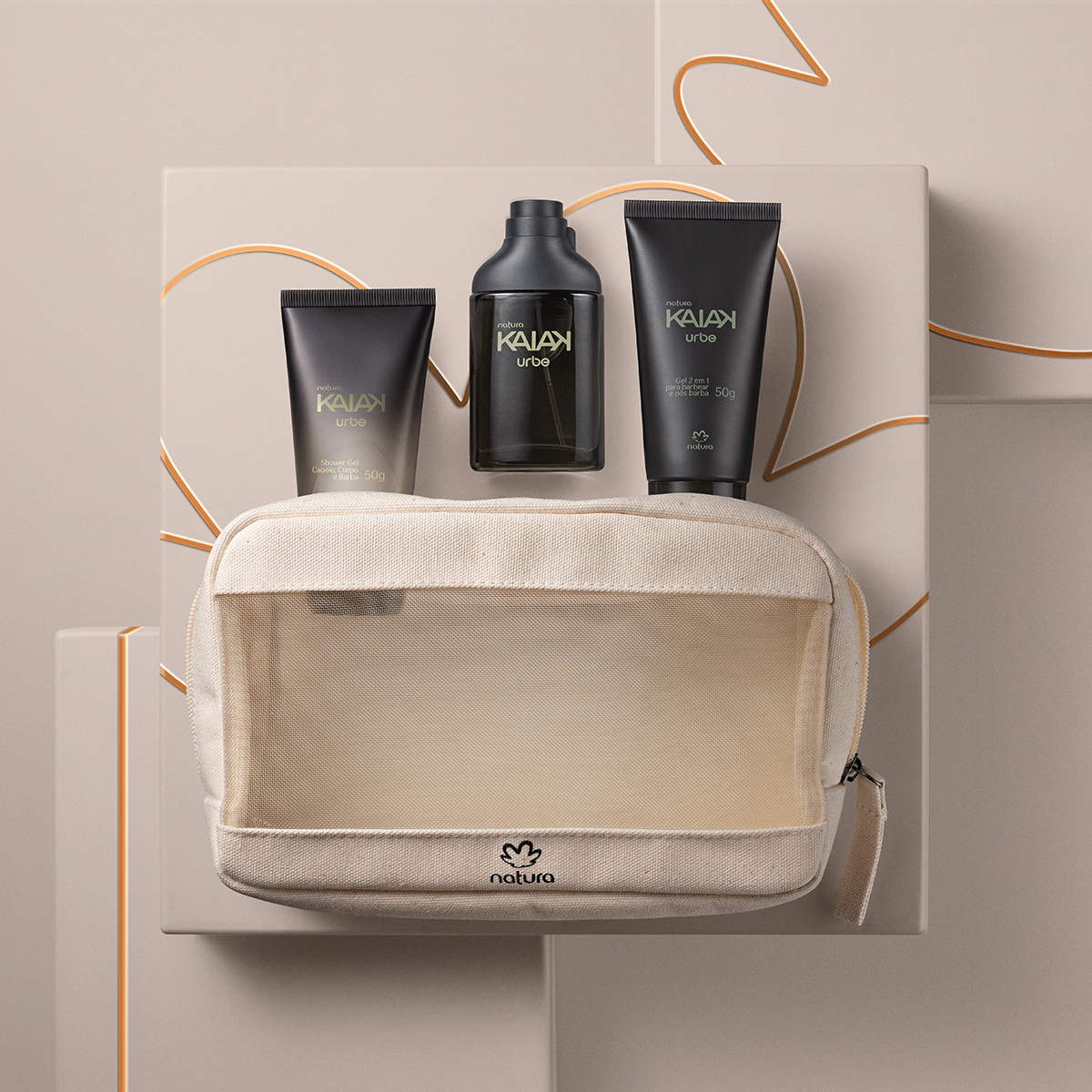 Presente Natura Kaiak Urbe Kit Viagem (4 produtos)