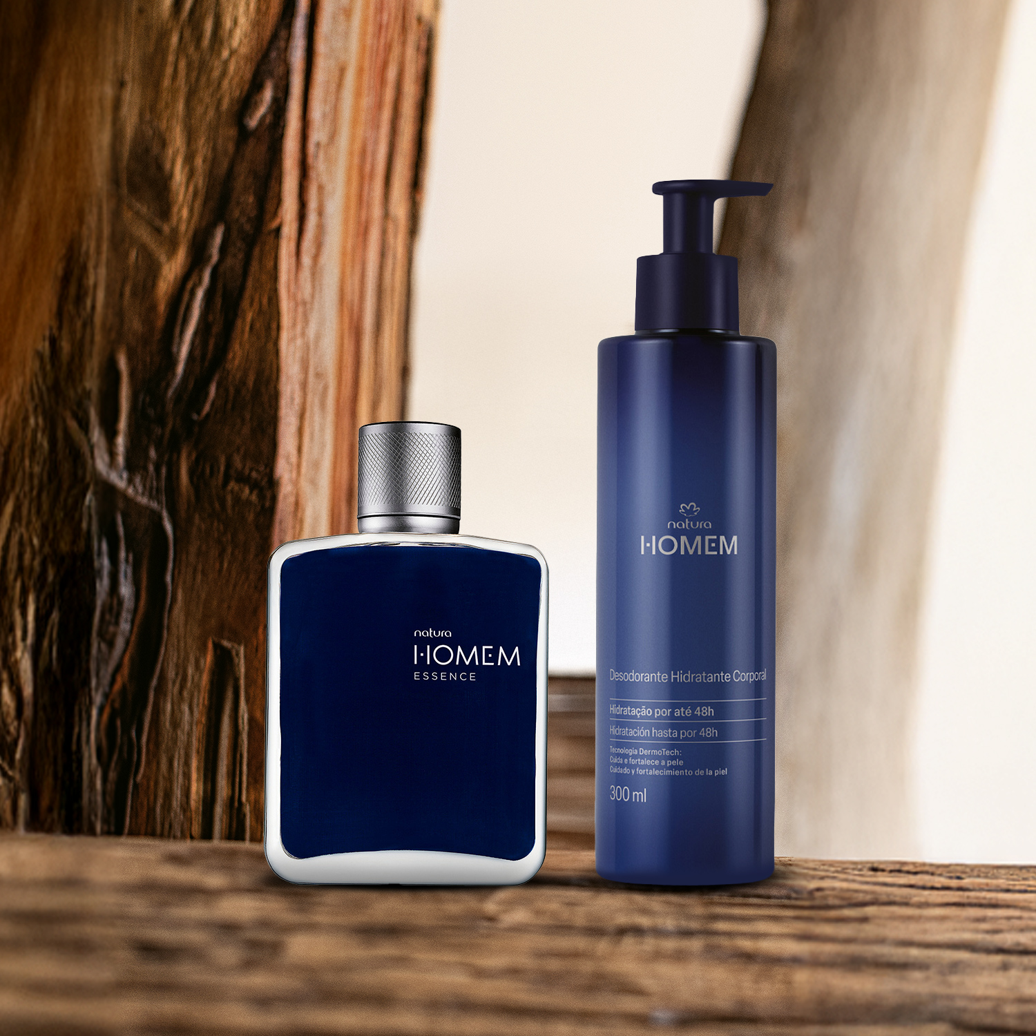 Kit Natura Homem Essence e Hidratante Corporal (2 produtos)