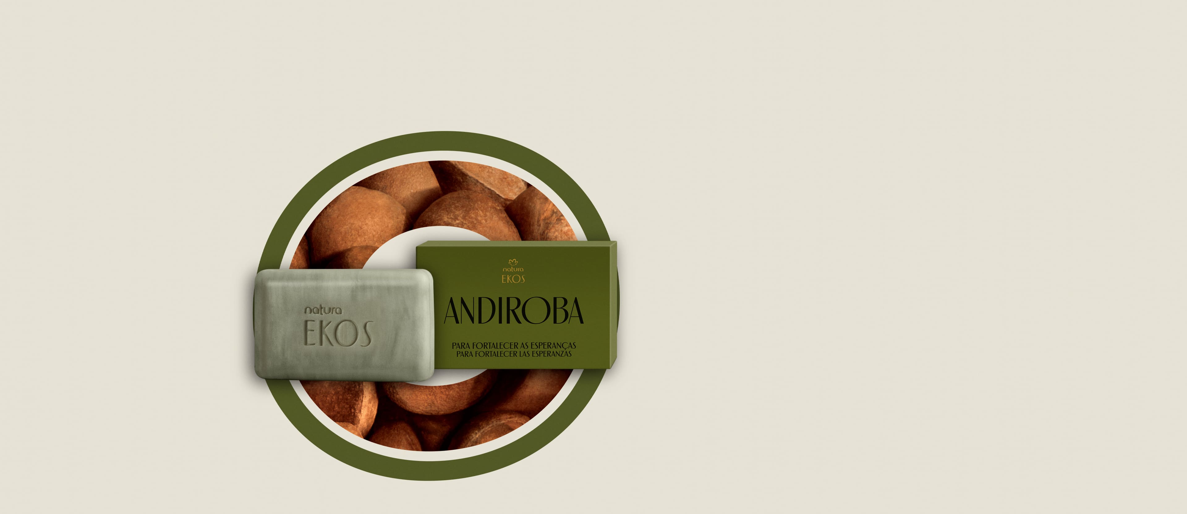 Sabonete em Barra Puro Vegetal Ekos Andiroba