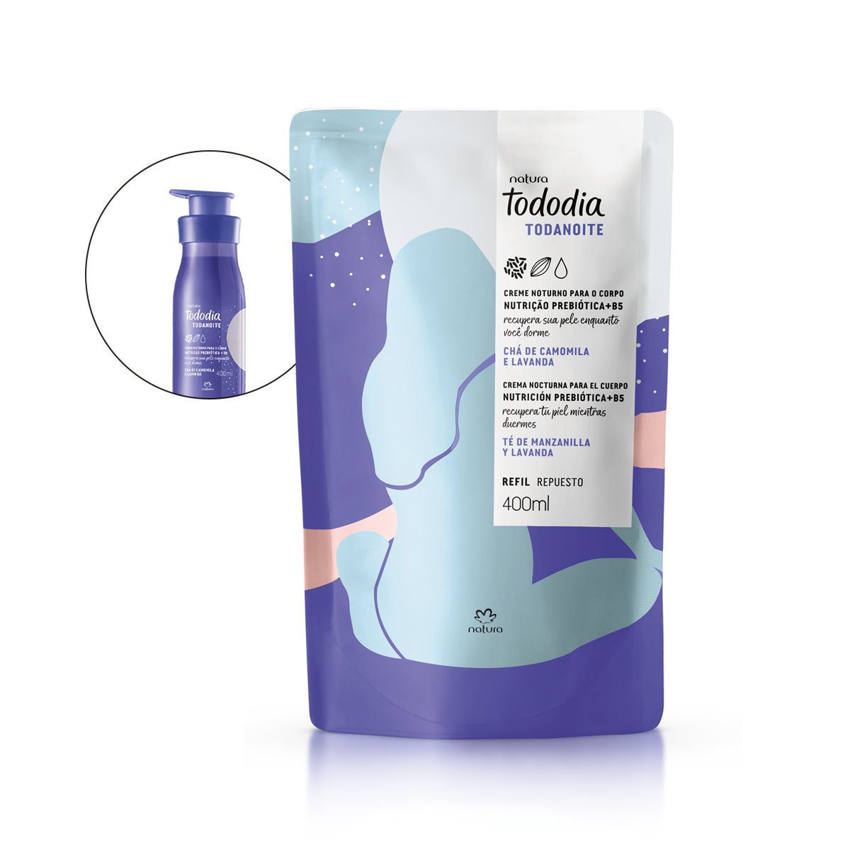 Refil Creme Noturno Para o Corpo Tododia Todanoite