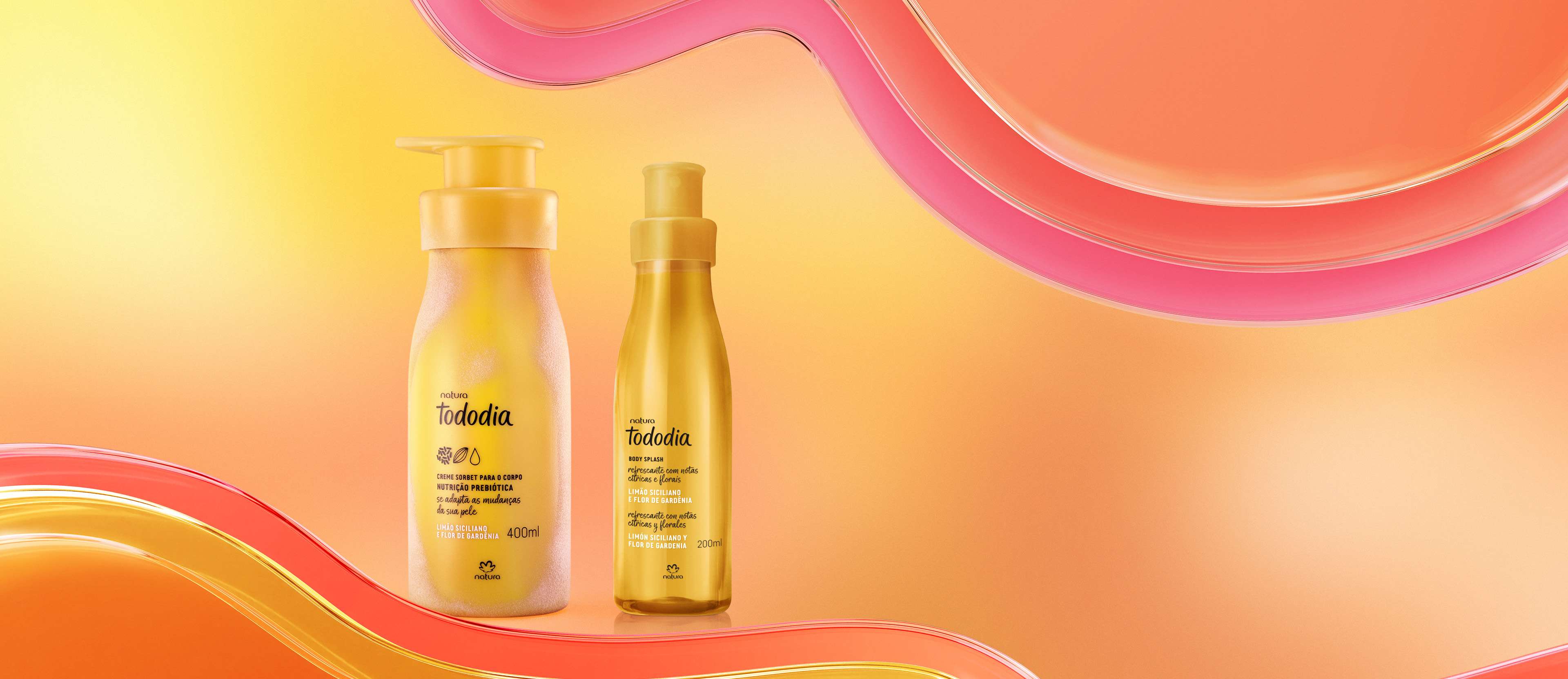 Kit Tododia Limão Siciliano e Flor de Gardênia (2 produtos)