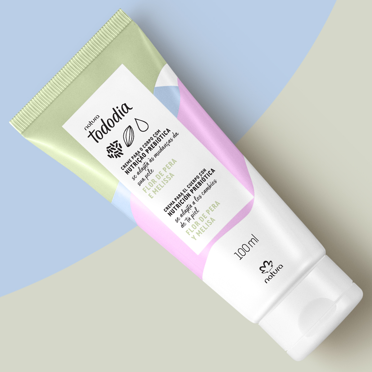 Creme Desodorante Nutritivo para o Corpo Tododia Flor de Pera e Melissa