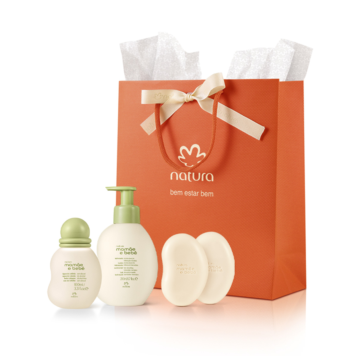 Presente Natura Mamãe e Bebê (3 produtos)
  