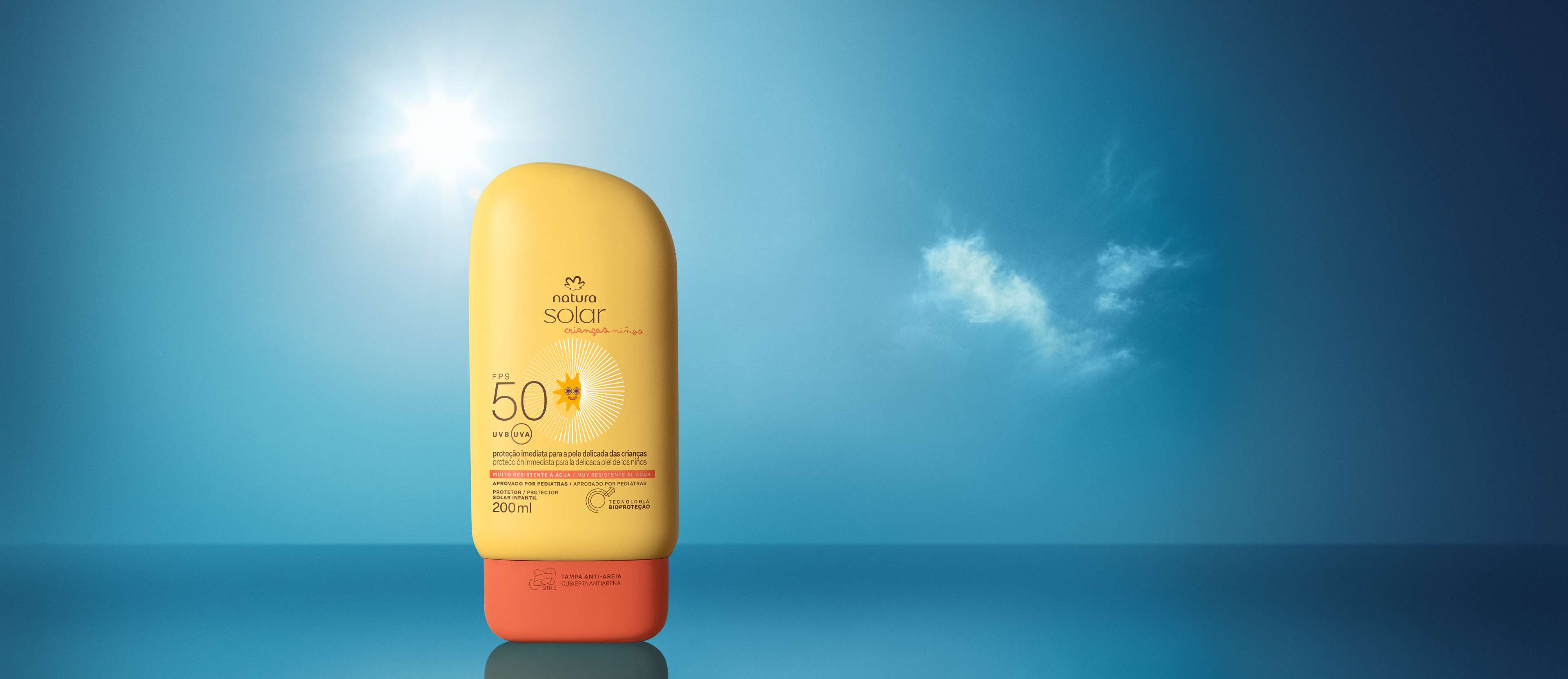 Protetor Solar Infantil FPS 50 Natura Solar