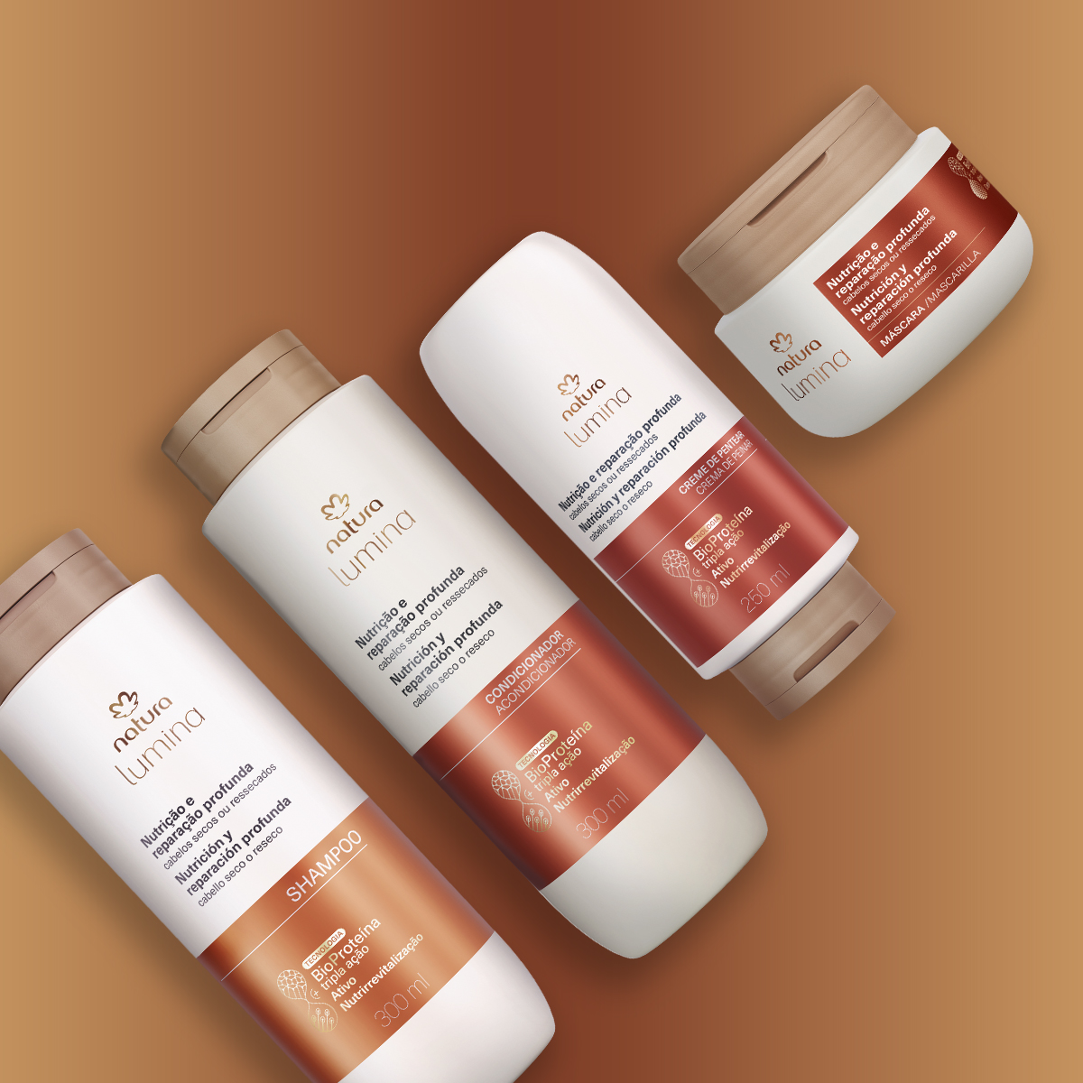 Kit Lumina Nutrição e Reparação (4 produtos)