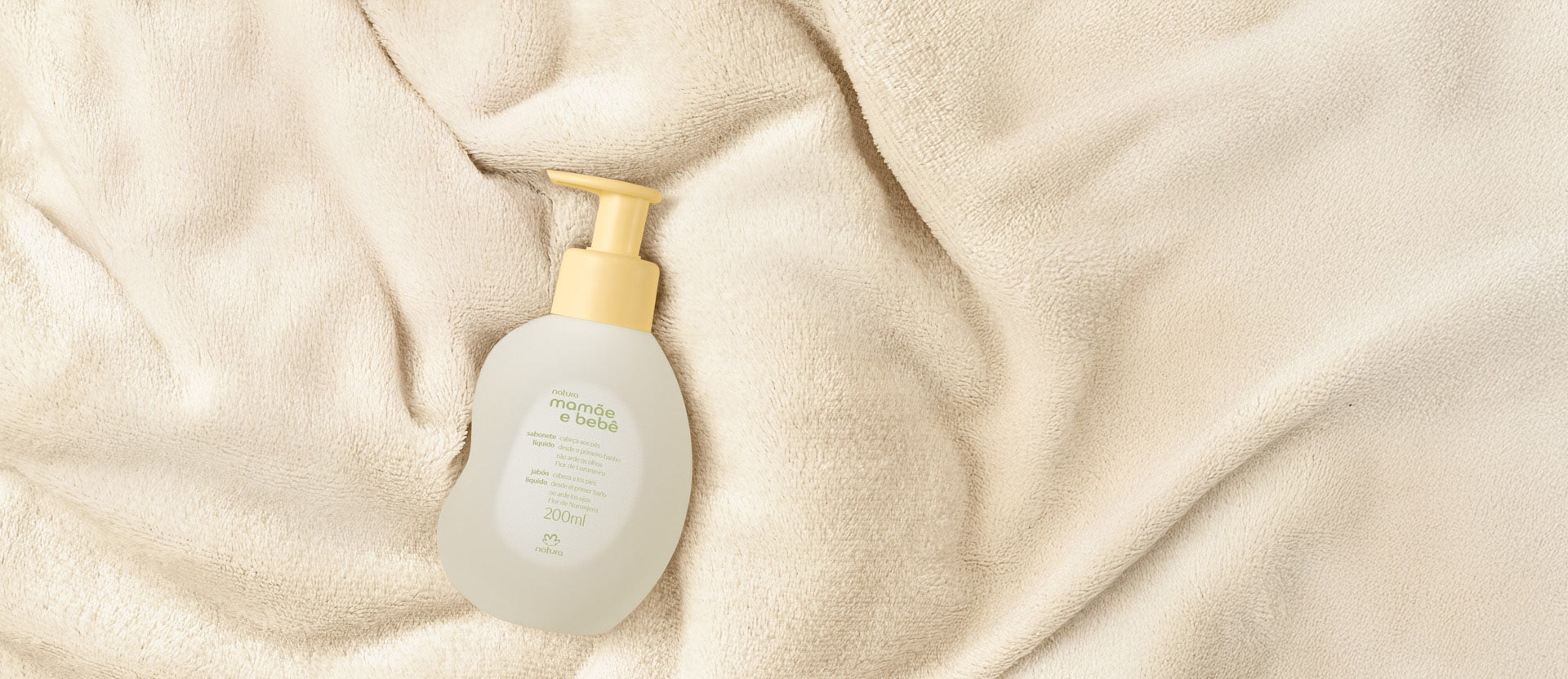 Sabonete Líquido Mamãe e Bebê Flor de Laranjeira