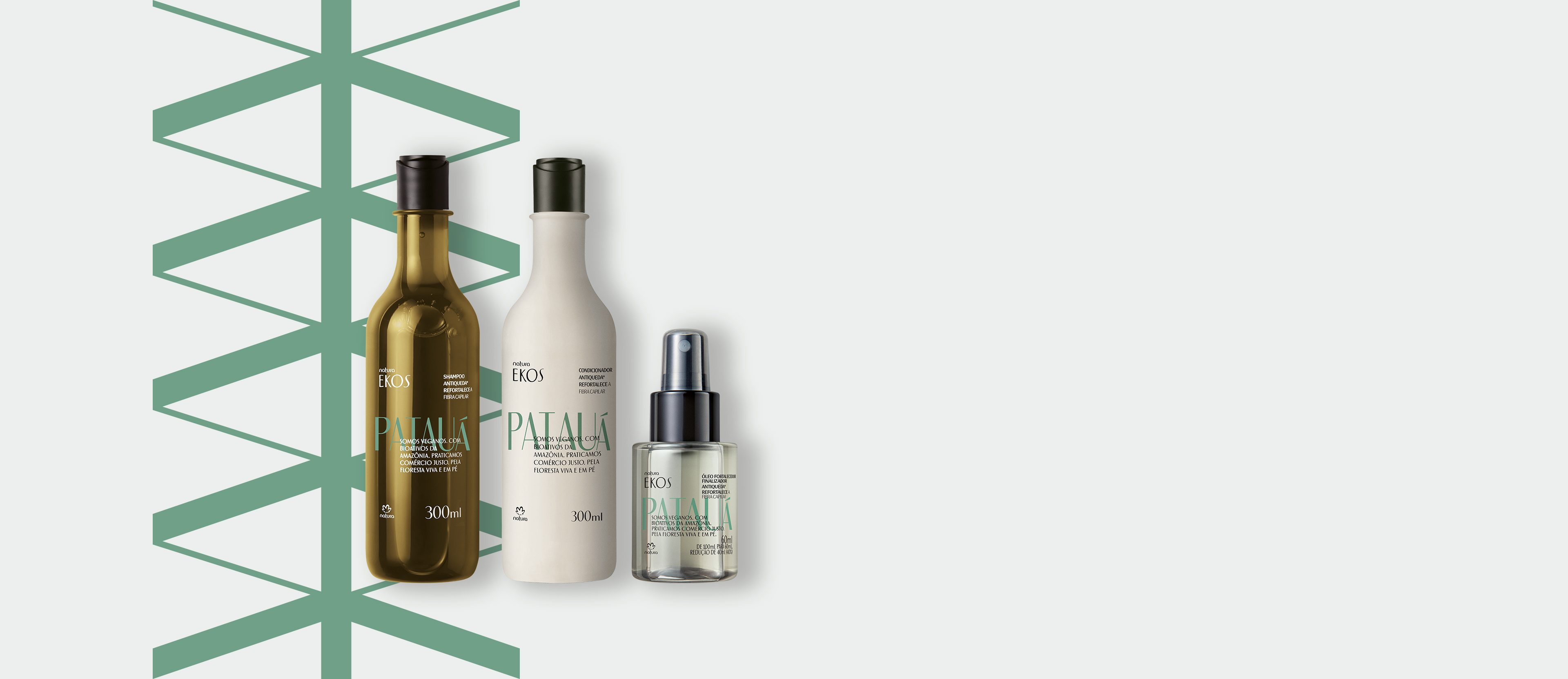 Kit Ekos Patauá, Shampoo, Condicionador e Óleo (3 produtos)