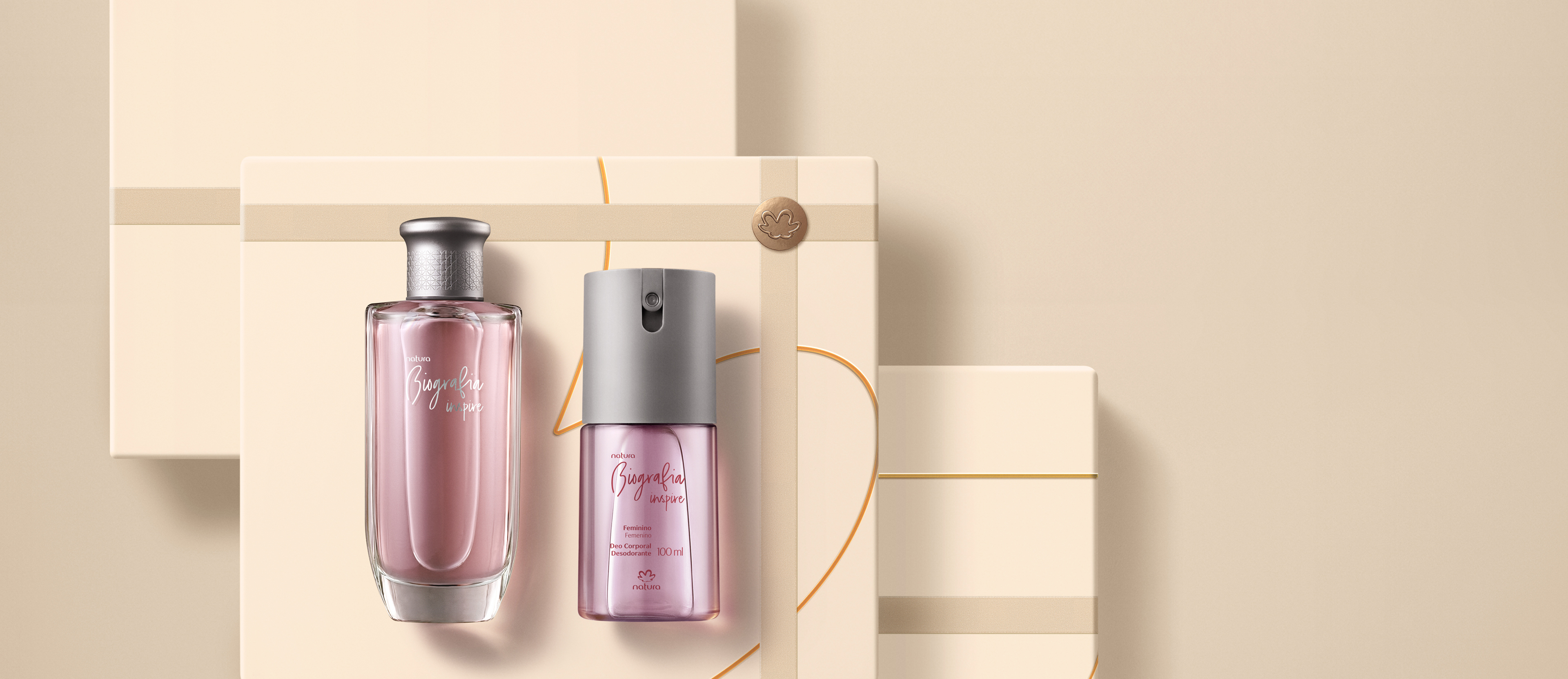 Presente Natura Biografia Inspire (2 produtos)