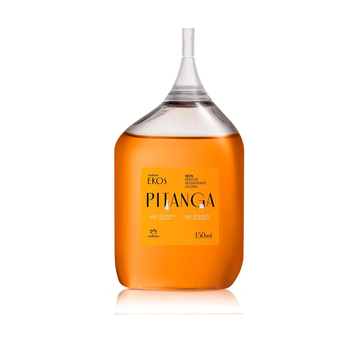 Refil Desodorante Colônia Frescor Feminino Pitanga Ekos 150 ml