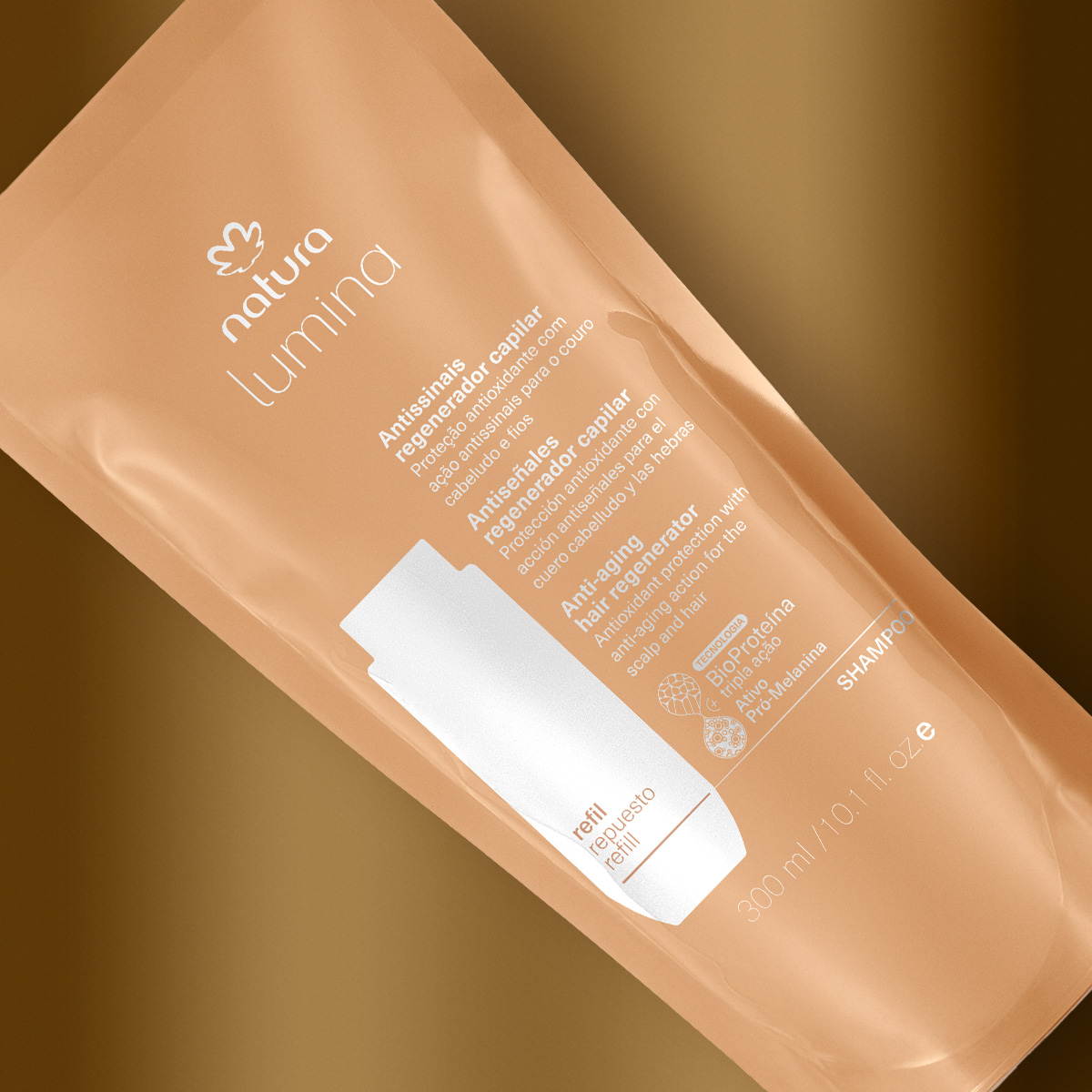 Refil Shampoo de Tratamento Antissinais Regenerador Capilar Lumina