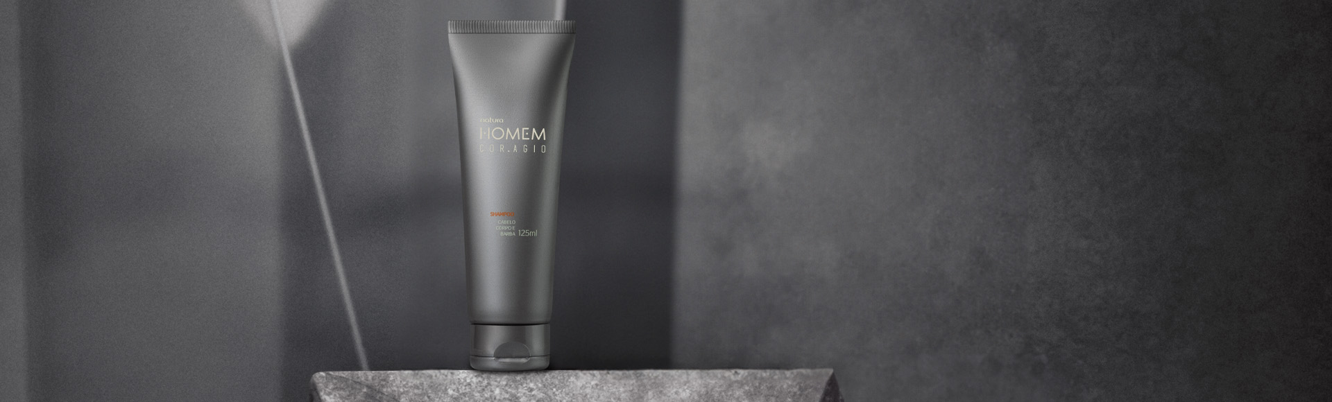 Shampoo Cabelo, Corpo e Barba Natura Homem Cor.agio