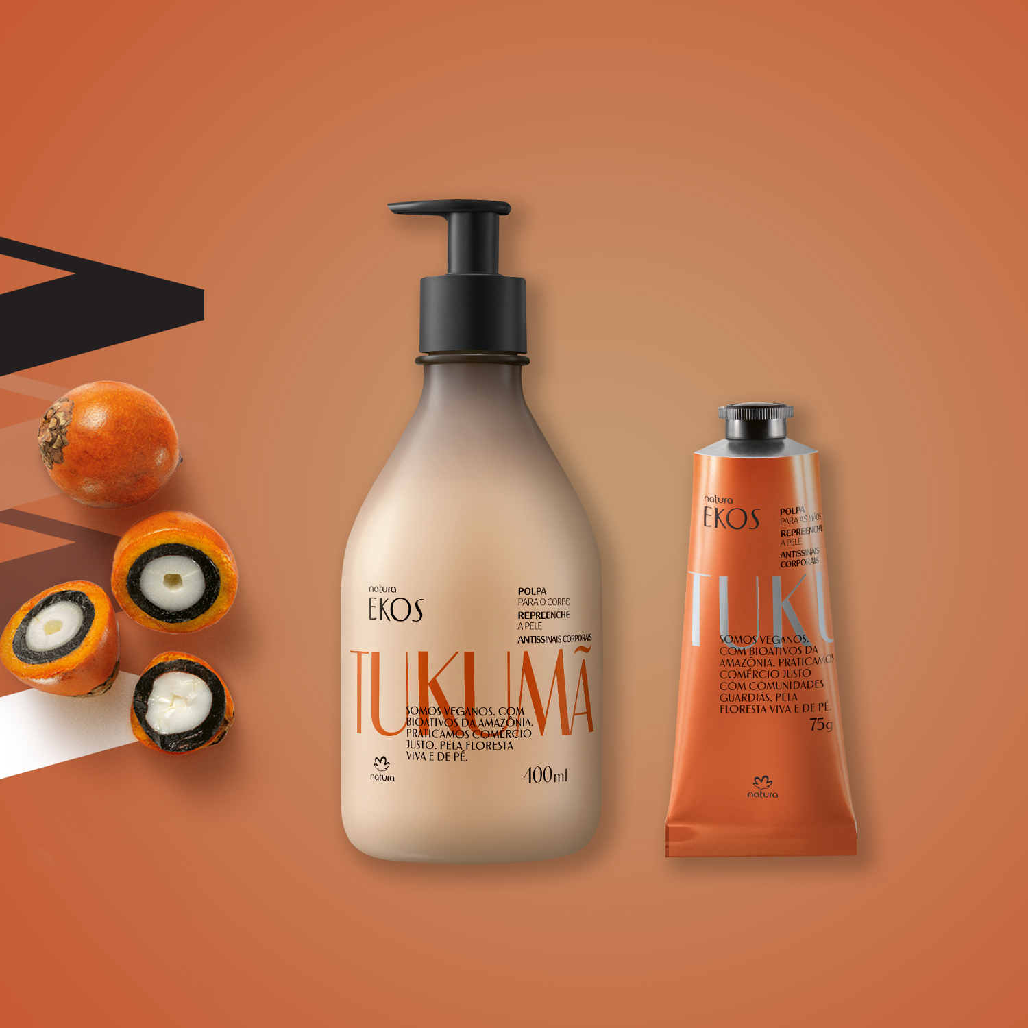 Kit Ekos Tukumã Hidratante Corpo e Mãos (2 produtos)