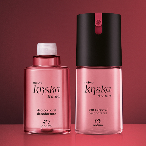 Kit Desodorante Corporal Kriska Drama Feminino 2 un + Cupom de Desconto