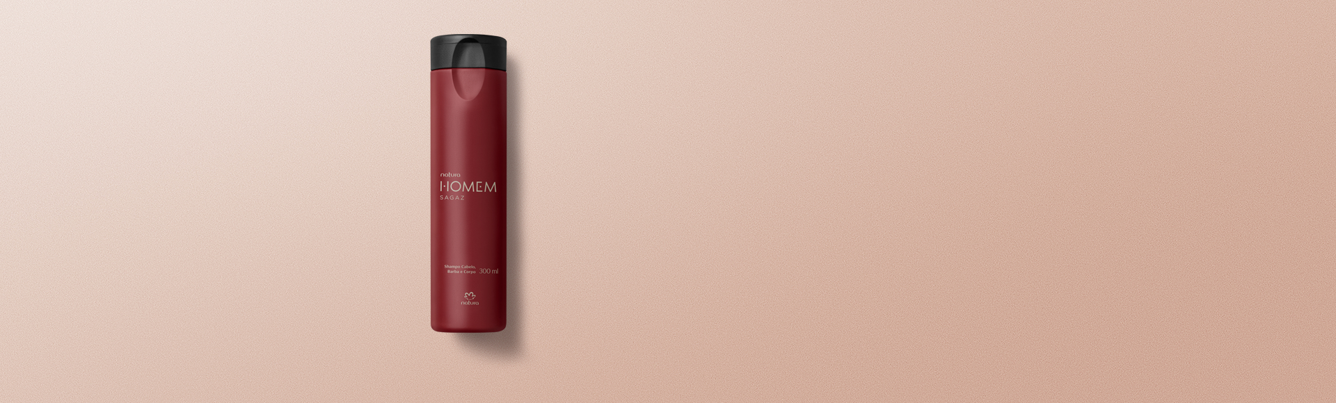 Shampoo Cabelo Barba e Corpo Natura Homem Sagaz 300 ml