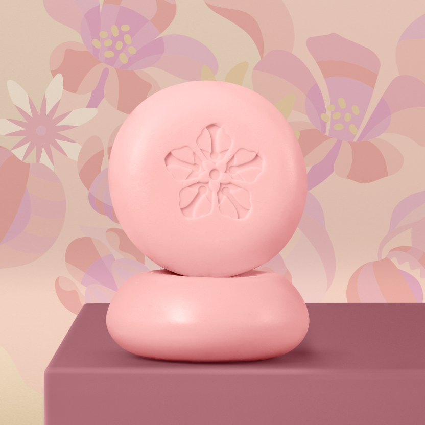 Sabonete em Barra Puro Vegetal Tododia Flor de Pêssego e Jasmim