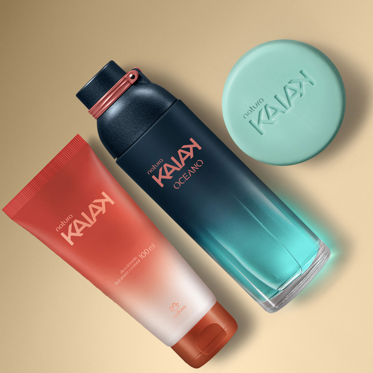 Presente Natura Kaiak Oceano Feminino (3 produtos)