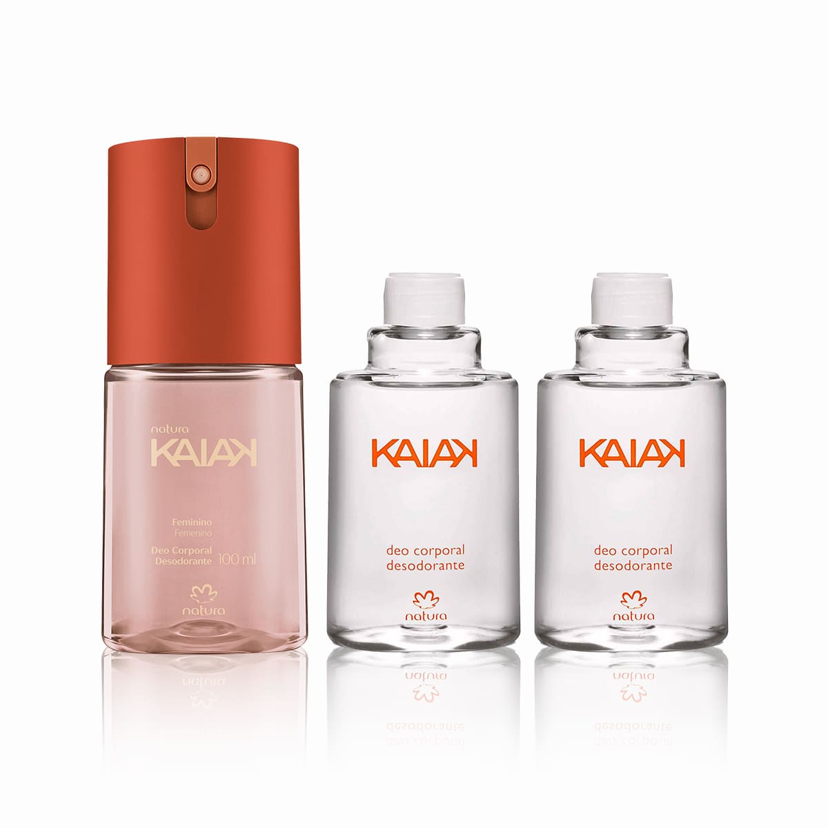 Kit Desodorante Spray Corporal Kaiak Feminino (2 produtos)