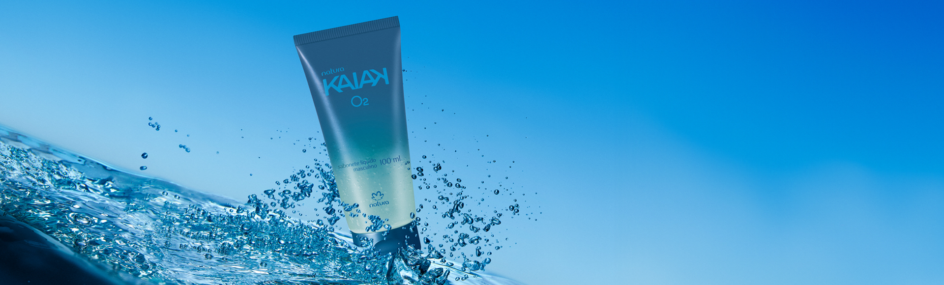 Sabonete Líquido Masculino Kaiak O2 100 ml