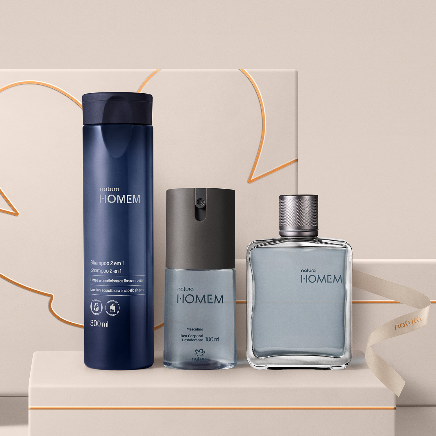 Presente Natura Homem Completo (3 produtos)