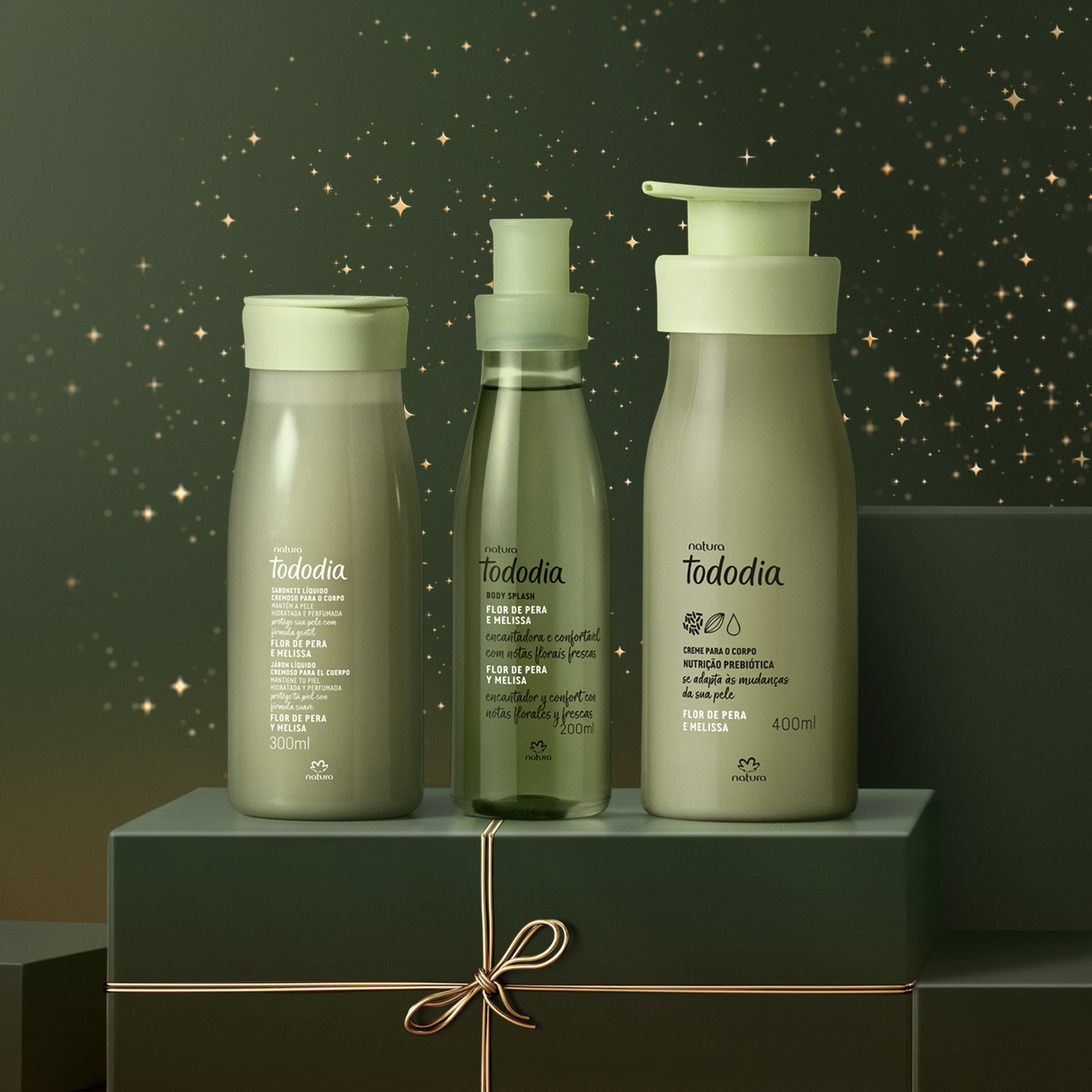 Presente Tododia Flor de Pera e Melissa (3 produtos)